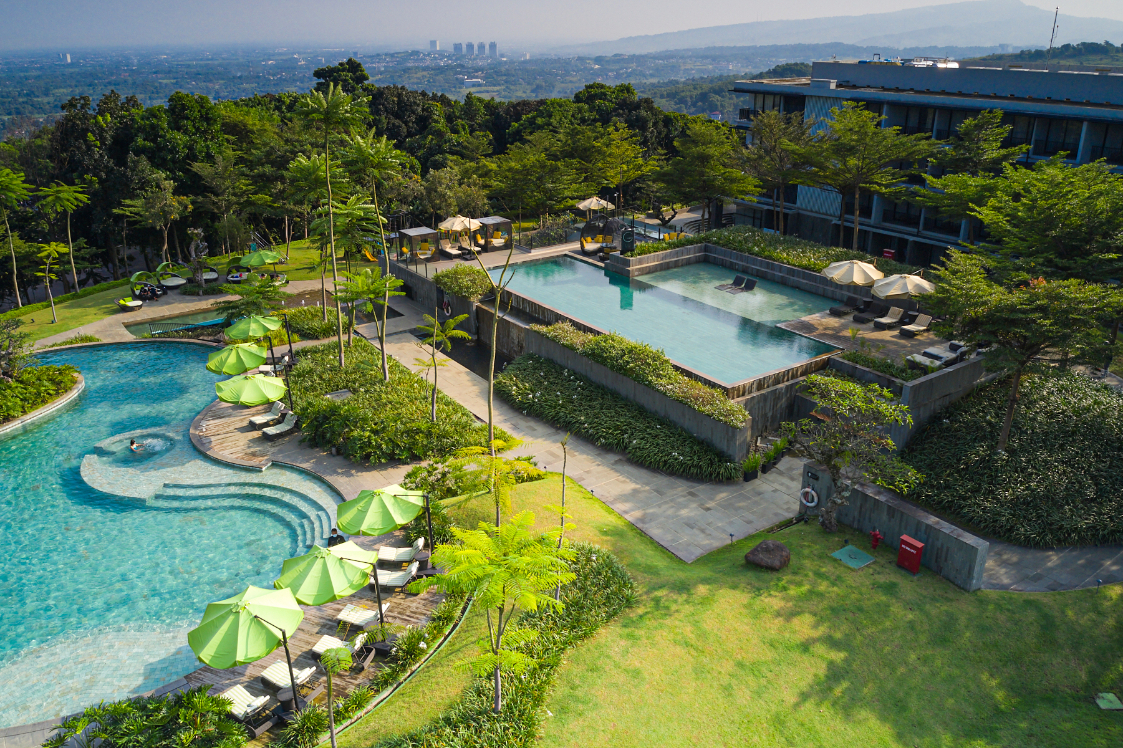 Pool Aerial View